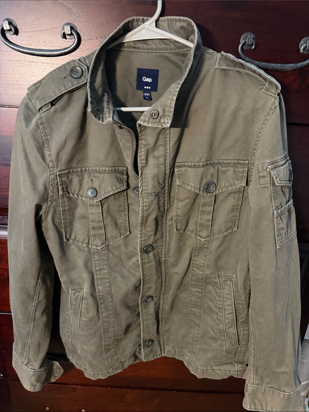 GAP Men's Olive Green Military Field Jacket